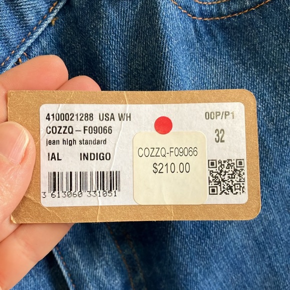 A.P.C. High standard women straight leg jeans Indigo size 32 - Picture 6 of 10